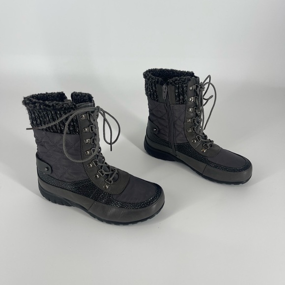 Propet Grey Winter Boots (SB9) - Picture 1 of 8